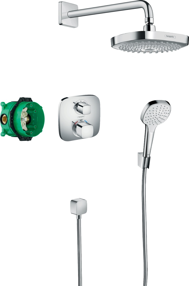 Hansgrohe Croma Select E zestaw prysznicowy podtynkowy termostatyczny chrom 27294000 - Wysyłka w 24h