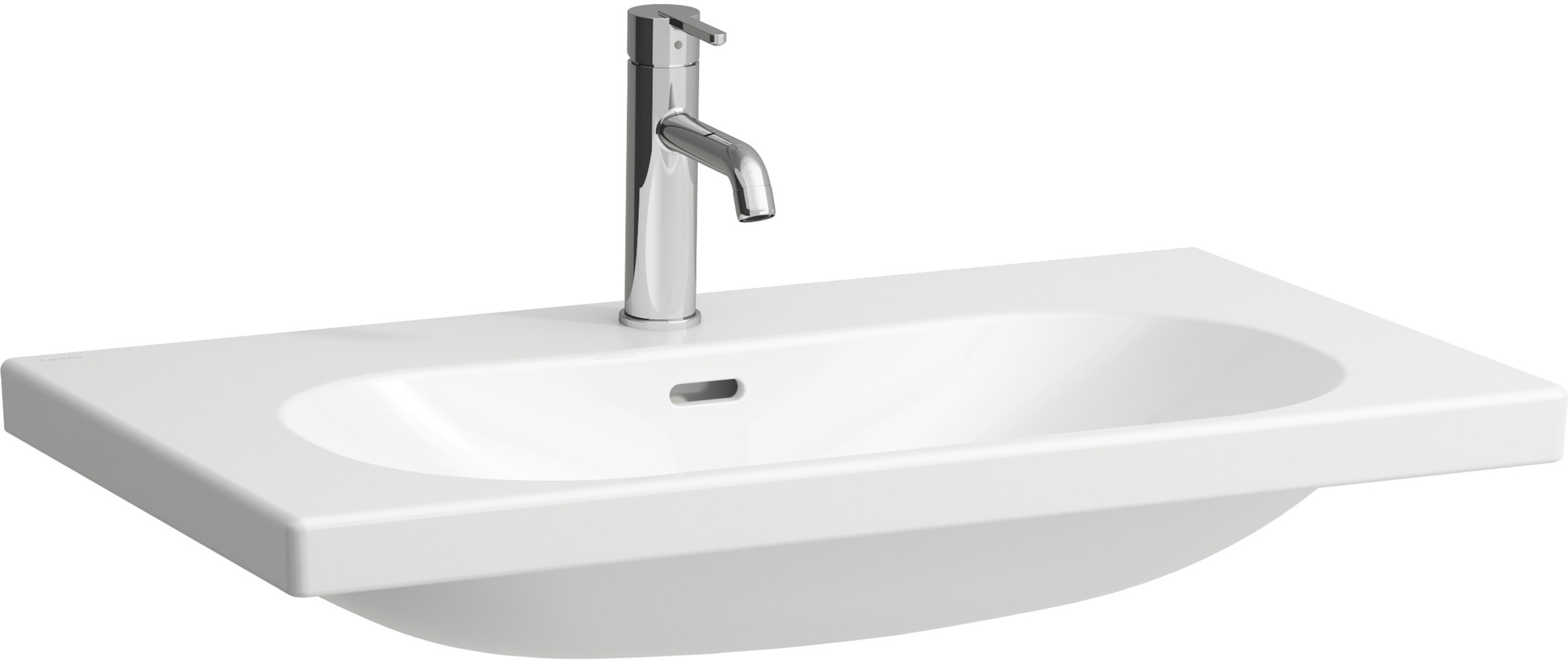 Laufen Lua umywalka 80x46 cm prostokątna ścienna biała H8160870001091
