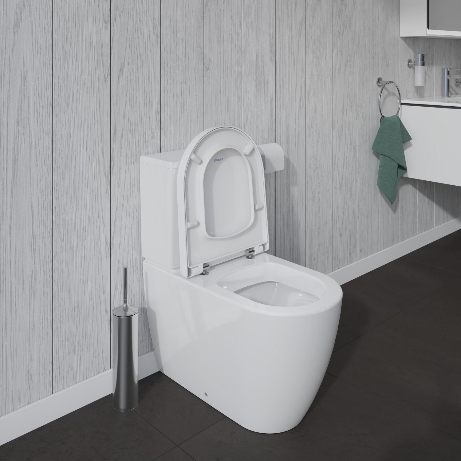 Duravit ME by Starck miska WC kompakt stojąca HygieneGlaze biała 2170092000