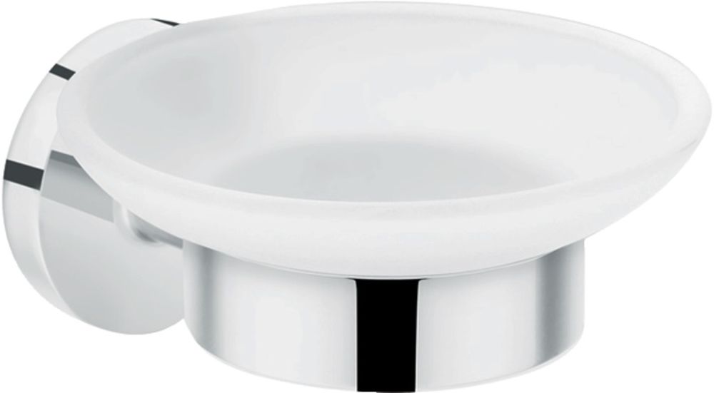 Hansgrohe Logis Universal mydelniczka ścienna chrom/szkło białe 41715000