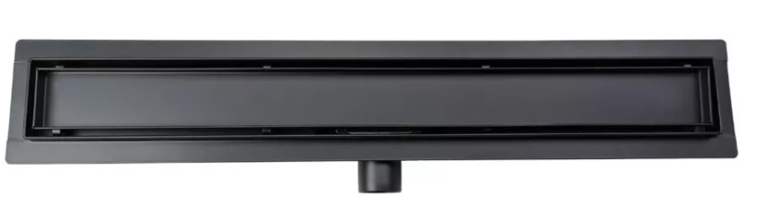 Sea-Horse Black odpływ prysznicowy liniowy 90 cm 2w1 czarny mat OL-A02S-90-B