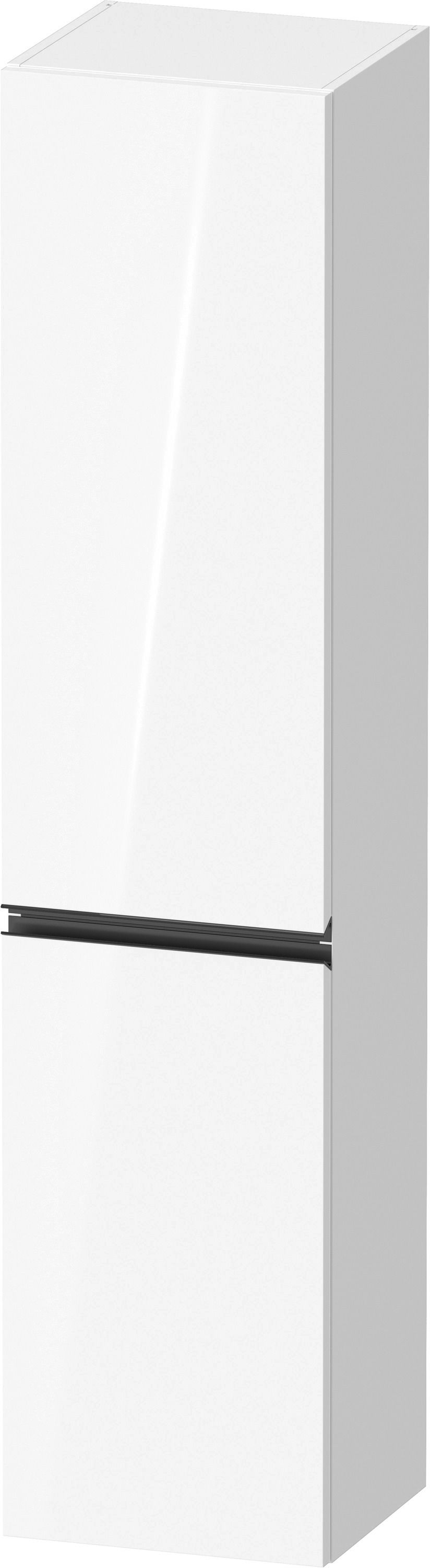 Duravit Sivida szafka 40x37,4x176 cm boczna wisząca biała-czarna SV1370LBD220000