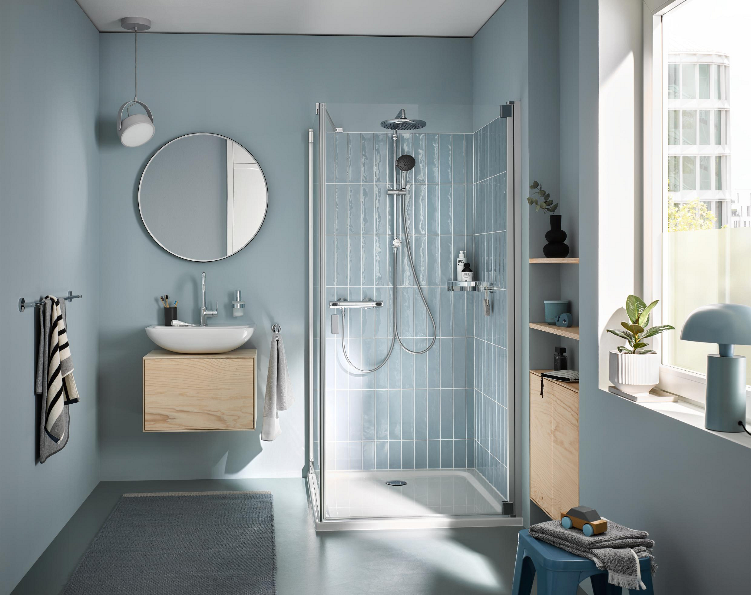 Grohe Vitalio Start System 250 zestaw prysznicowy ścienny z deszczownicą chrom 26680001 - Wysyłka w 24h