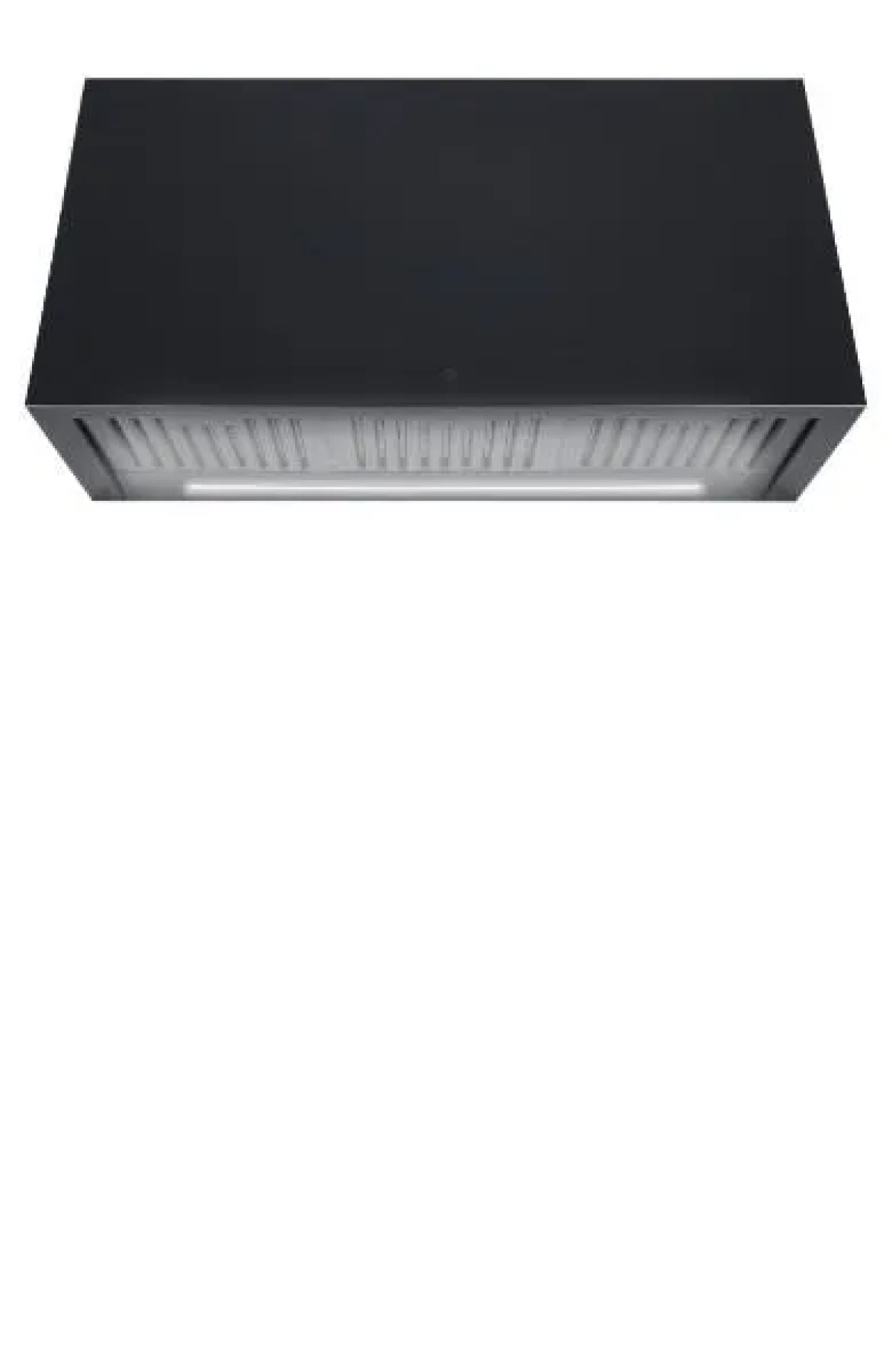 Ciarko Design Minimal okap kuchenny 90 cm ścienny czarny CDP904C