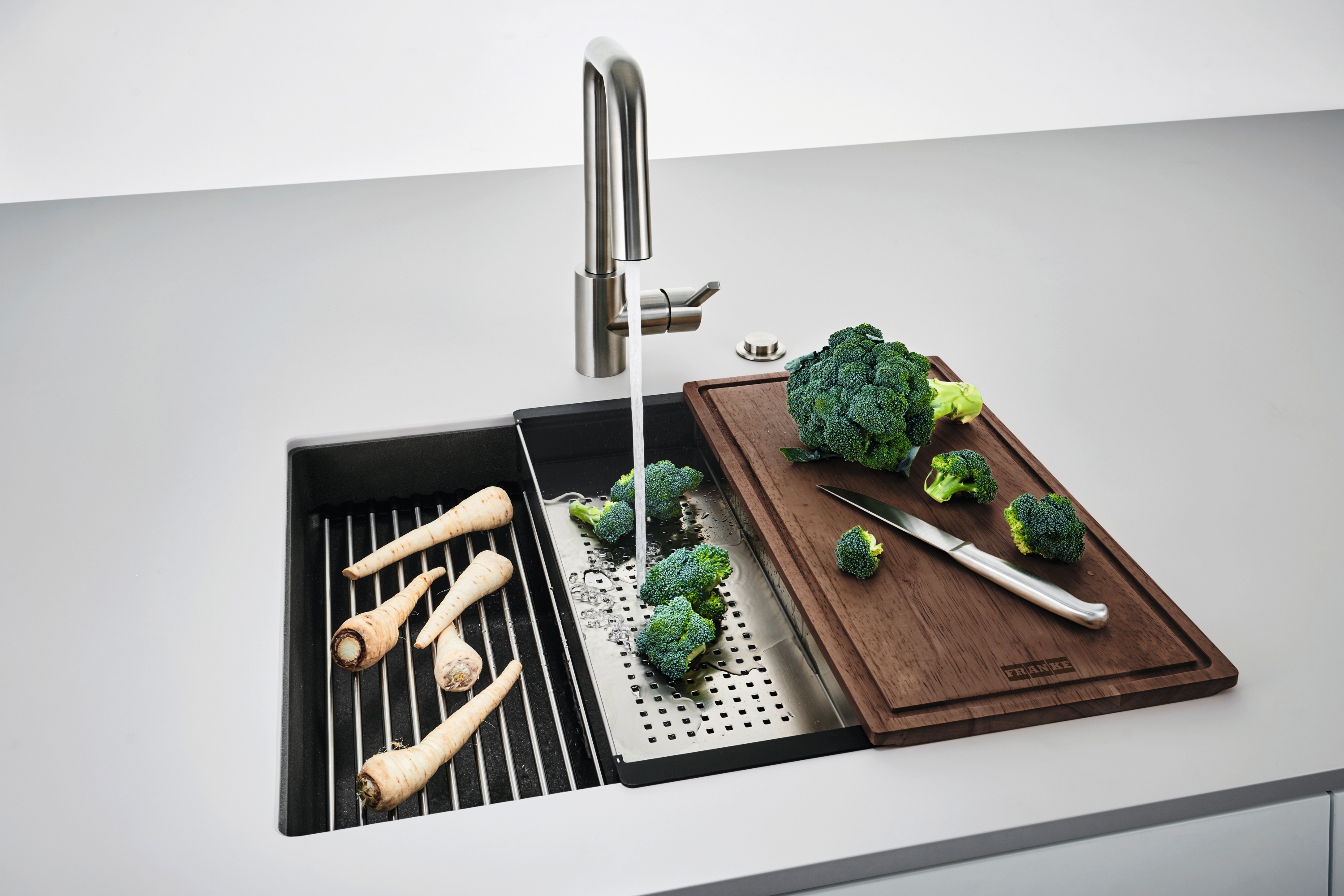 Franke Kanon KNG 110-52 zlewozmywak 52x42 cm Fragranite czarny mat 125.0633.002 - Wysyłka w 24h