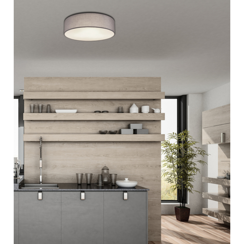 Globo Lighting Sanna plafon 3x40 W biały-szary 15585D