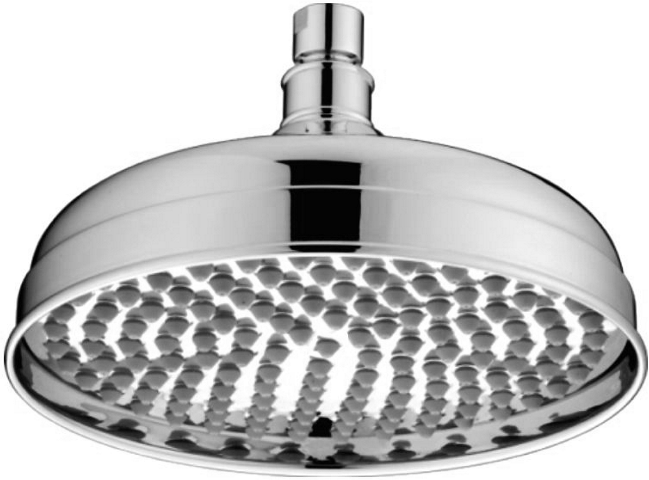 Omnires WG deszczownica 20,5 cm mosiężna retro okrągła chrom WG620CR