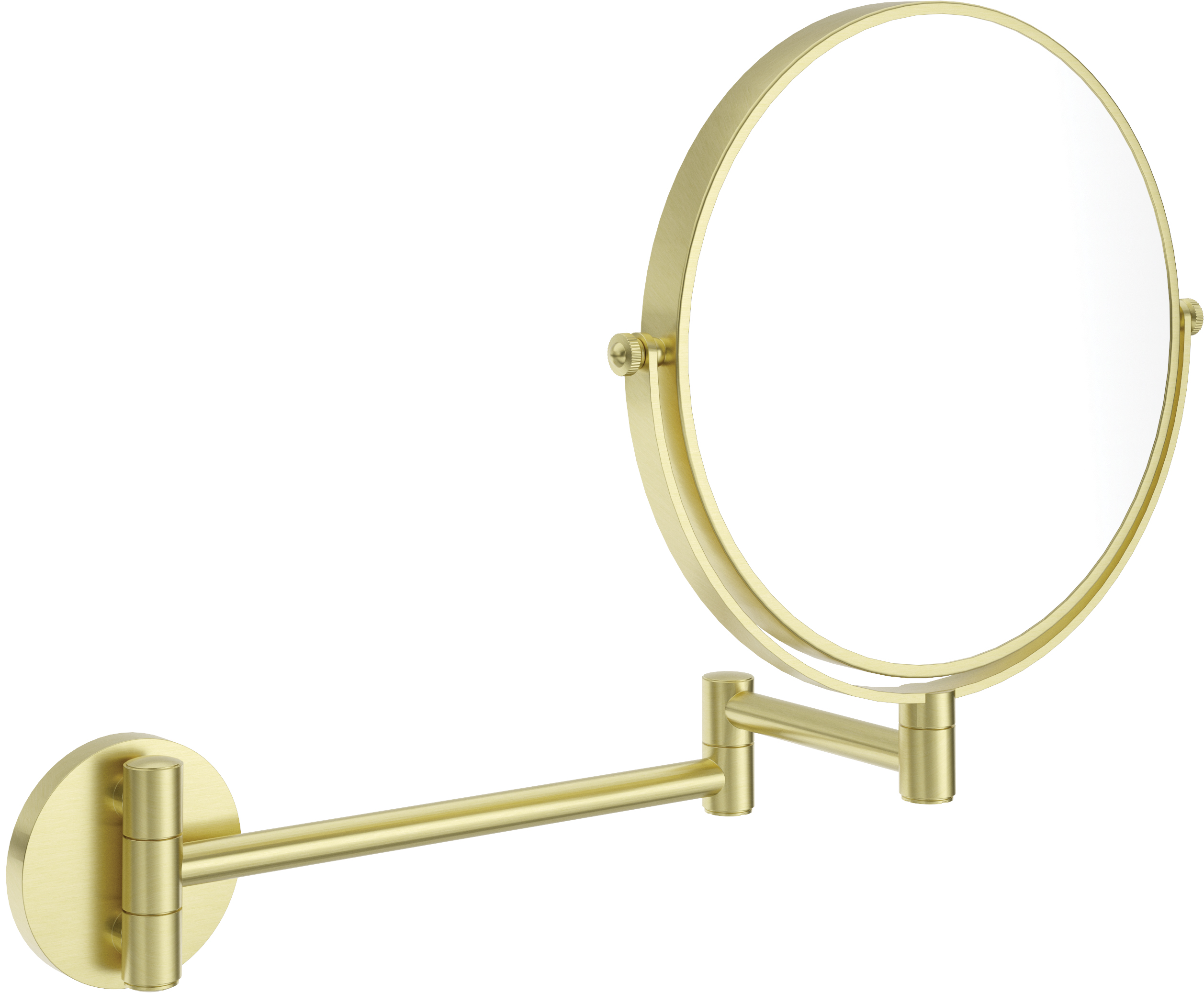 Deante Round lusterko kosmetyczne 23,2x28,2 cm okrągłe złoty ADR_R811