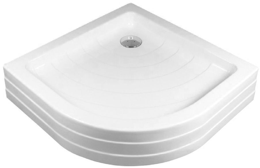 Ravak Kaskada Ronda-80 PU brodzik 80x80 cm półokrągły biały A204001120