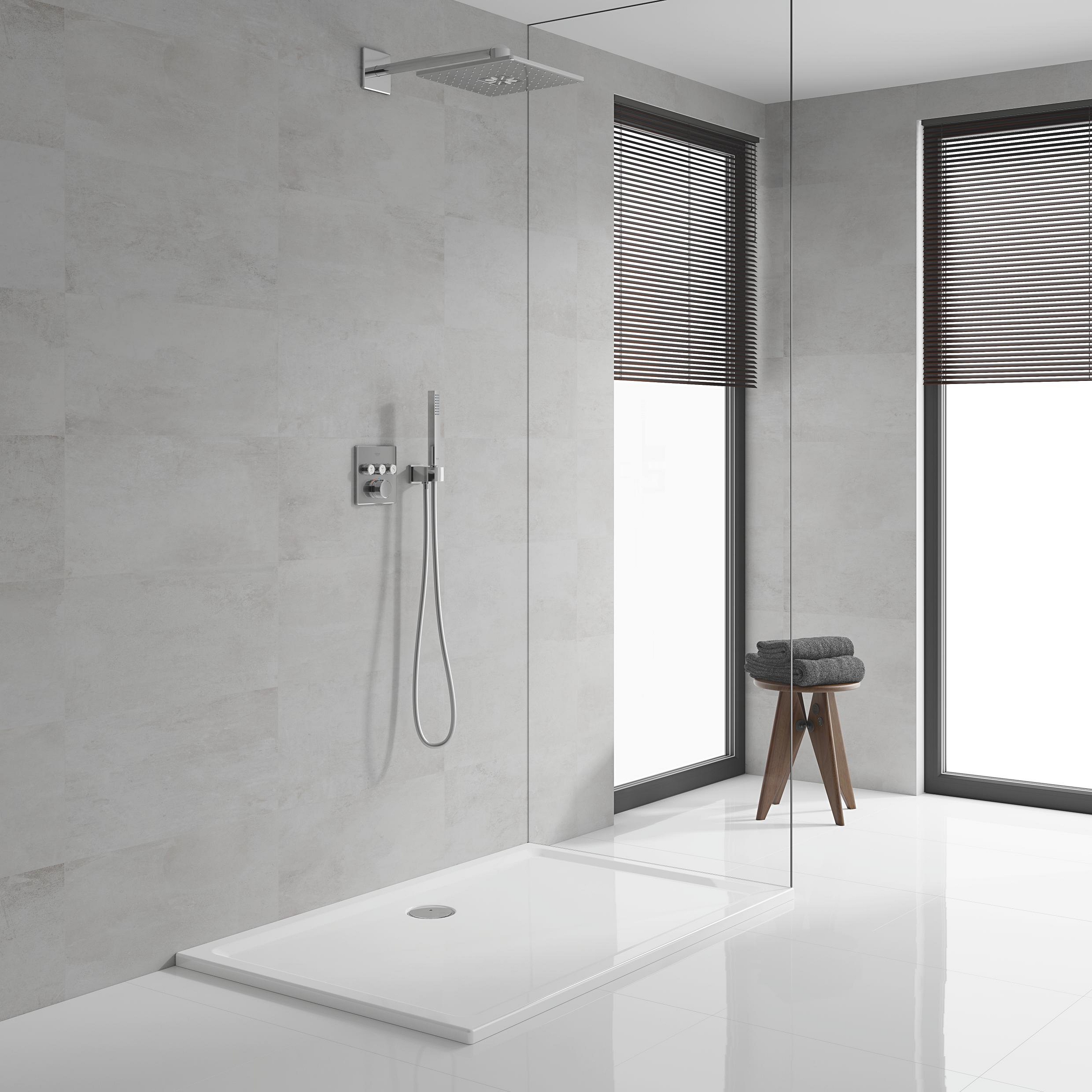 Grohe SmartControl zestaw prysznicowy podtynkowy termostatyczny z deszczownicą StarLight Chrome 34712000 - Wysyłka w 24h