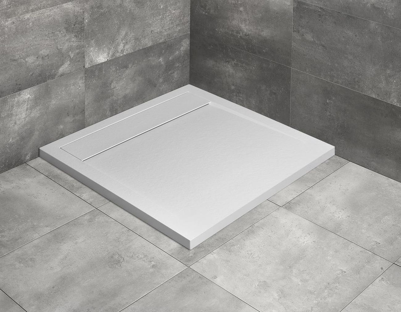 Radaway Teos C brodzik 80x80 cm kwadratowy biały HTC8080-04