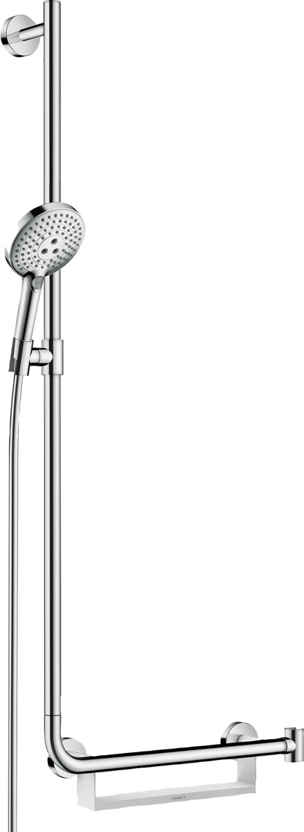 Hansgrohe Raindance Select S zestaw prysznicowy ścienny lewy chrom 26324000