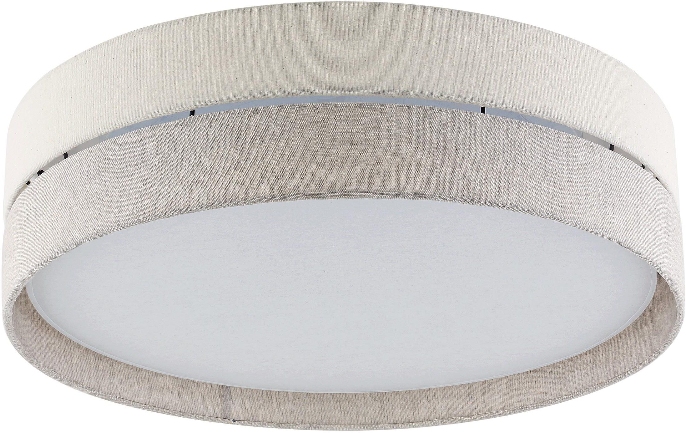 TK Lighting Eco plafon 4x15W szary/beżowy/biały 5774