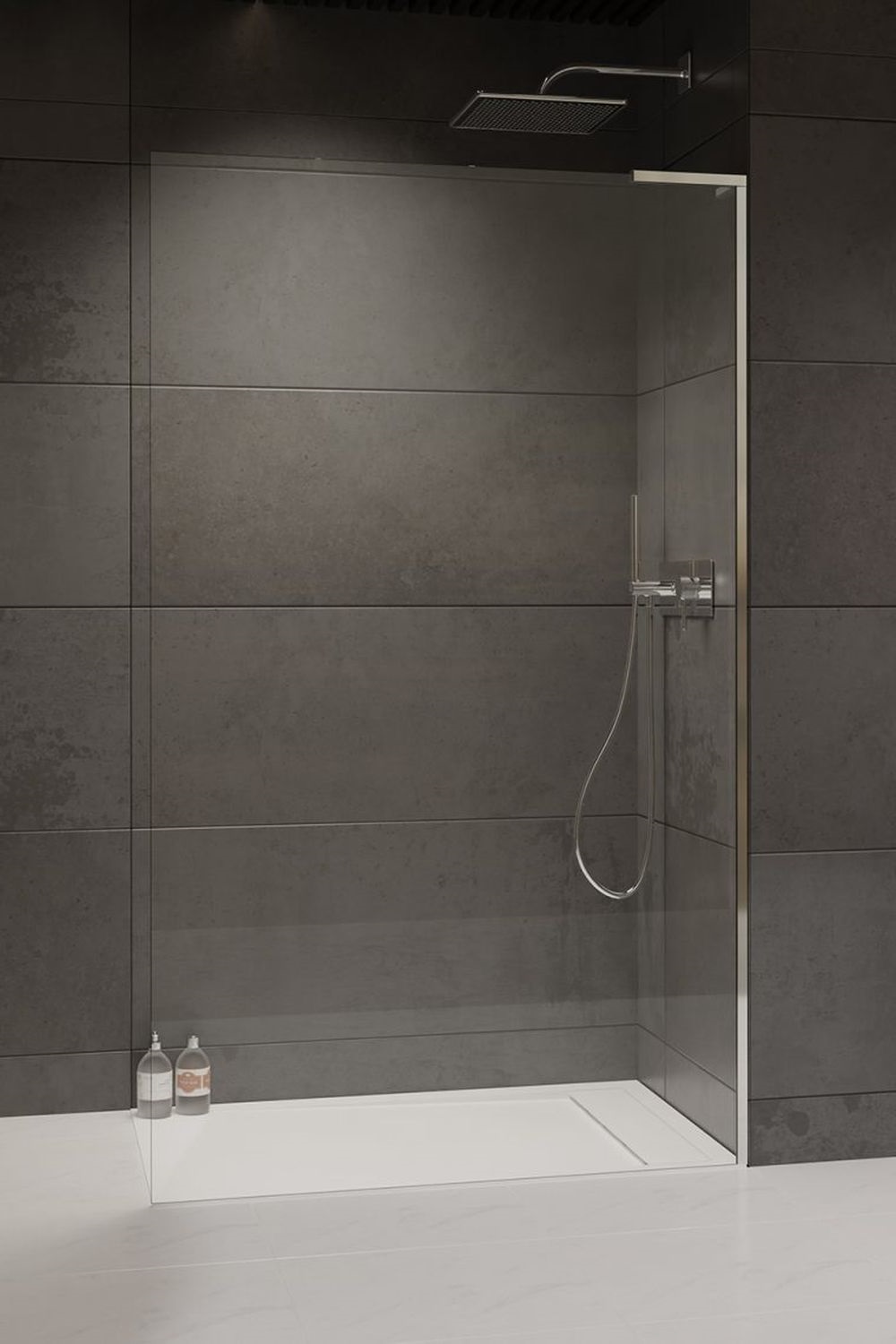 Radaway Modo SL II Walk-In ścianka prysznicowa 120 cm prawa wolnostojąca chrom połysk/szkło przezroczyste 10319124-01-01R