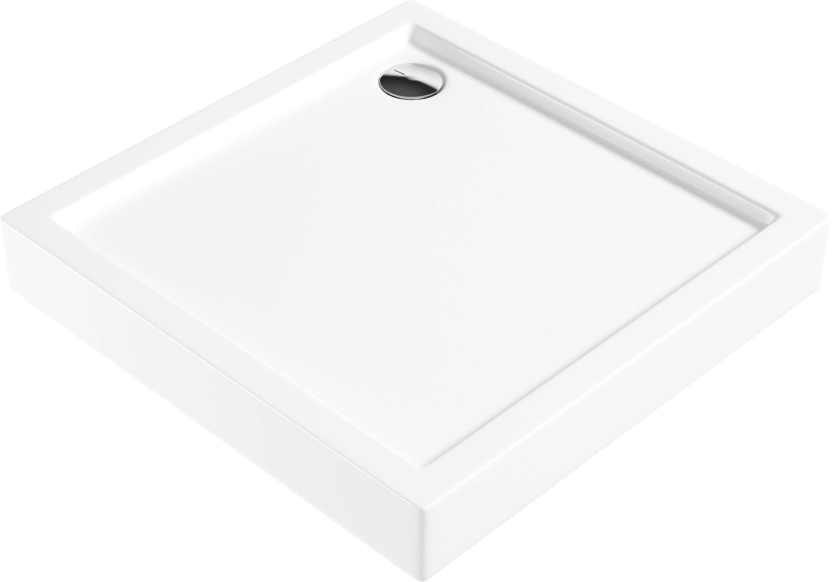 Deante Jasmin Plus brodzik 80x80 cm kwadratowy biały KTJ042B - Wysyłka w 24h