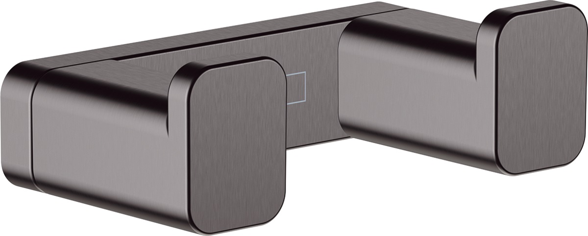 Hansgrohe AddStoris haczyk na ręcznik podwójny czarny chrom szczotkowany 41755340 - Wysyłka w 24h