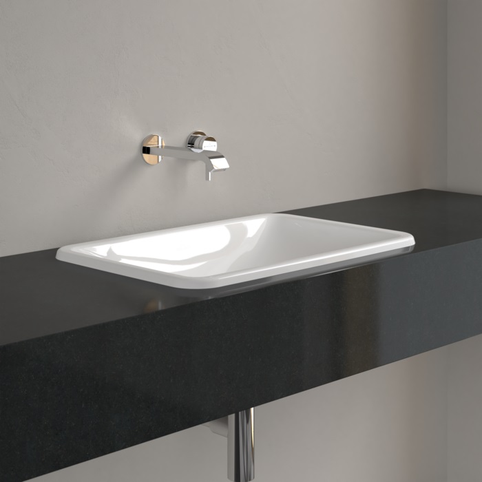 Villeroy & Boch umywalka Loop & Friends umywalka 60,5x41 cm prostokątna Weiss Alpin 4A650001