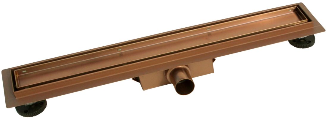 Balneo Duplex Next odpływ liniowy 70 cm miedź Virgin/pod płytkę CO-70N