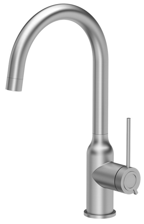 Quadron Ingrid Q Line bateria kuchenna stojąca stal szczotkowana 3523500_BS