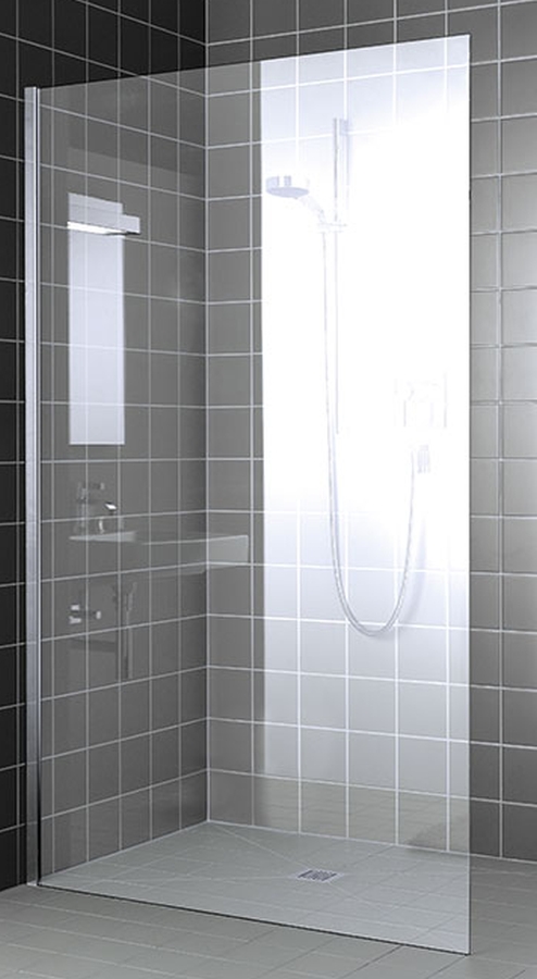 Kermi XC WIO Walk-In ścianka prysznicowa 120 cm srebrny połysk/szkło przezroczyste XCWIO12020VPK