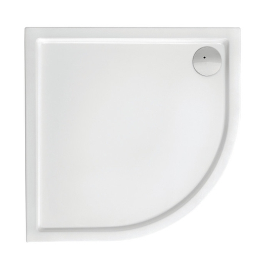 Roca Malaga Rondo Compact brodzik 80x80 cm półokrągły biały A276258000