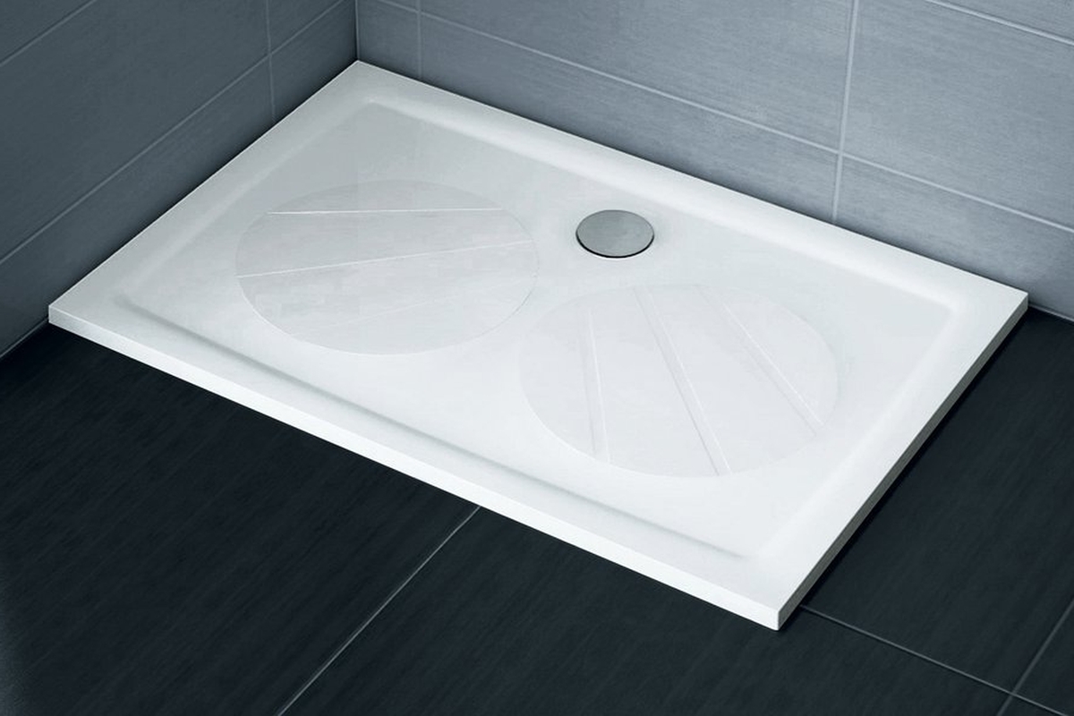 Ravak Galaxy Gigant Pro SET panel do brodzika 120x80 cm lewy biały XA83GL01010
