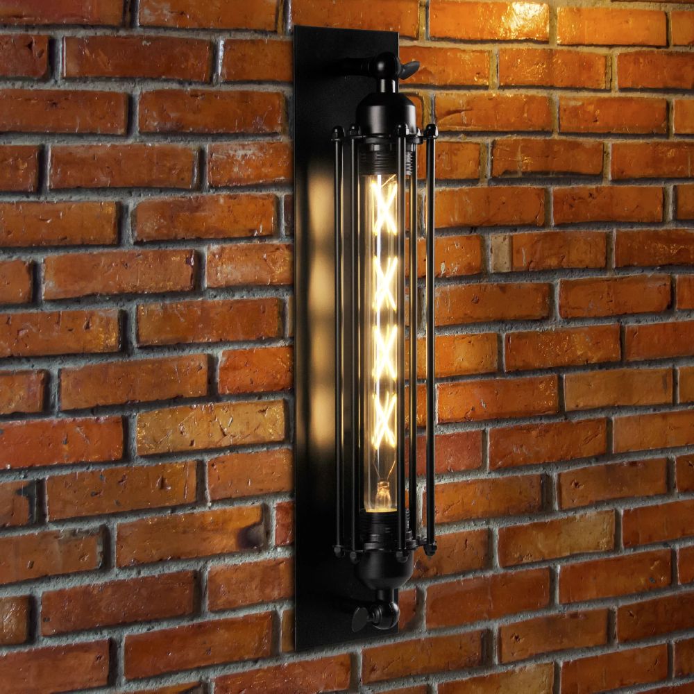 Goldlux Retro kinkiet 1x20 W czarny 326584 - Wysyłka w 24h