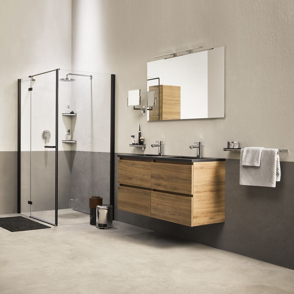 Geesa Mirror lusterko kosmetyczne 19x19 cm kwadratowe chrom 911080