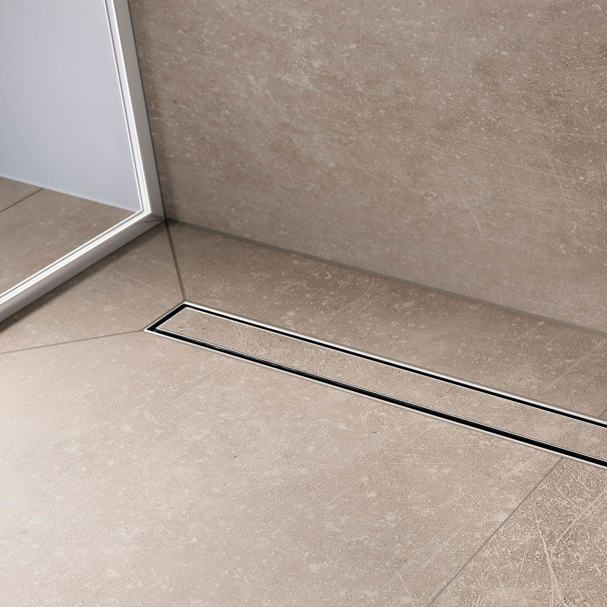Hansgrohe RainDrain Compact odpływ liniowy 100 cm ruszt pod płytki 56171000 - Wysyłka w 24h