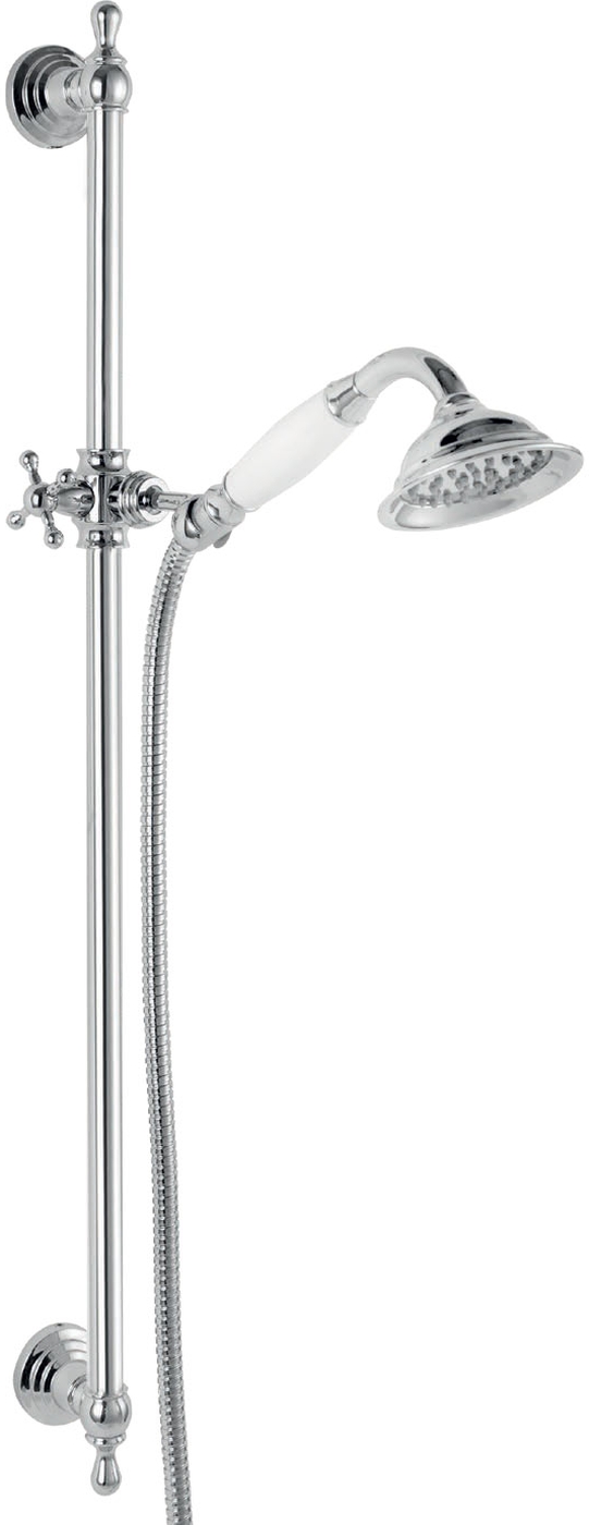 Ferro Retro zestaw prysznicowy ścienny chrom N160 - Wysyłka w 24h