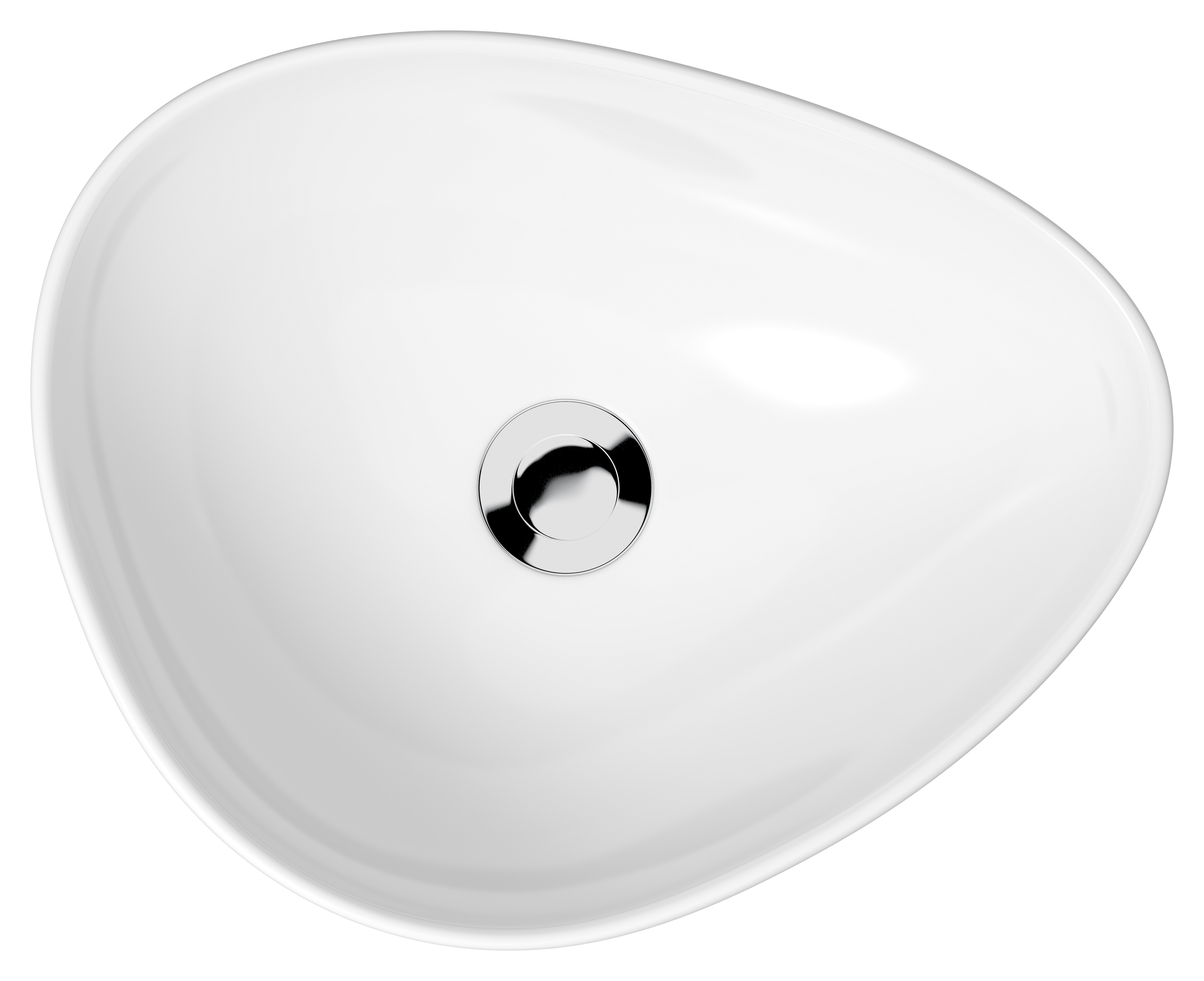 Cersanit Moduo umywalka 44x35,5 cm nablatowa asymetryczna biała K116-051 - Wysyłka w 24h