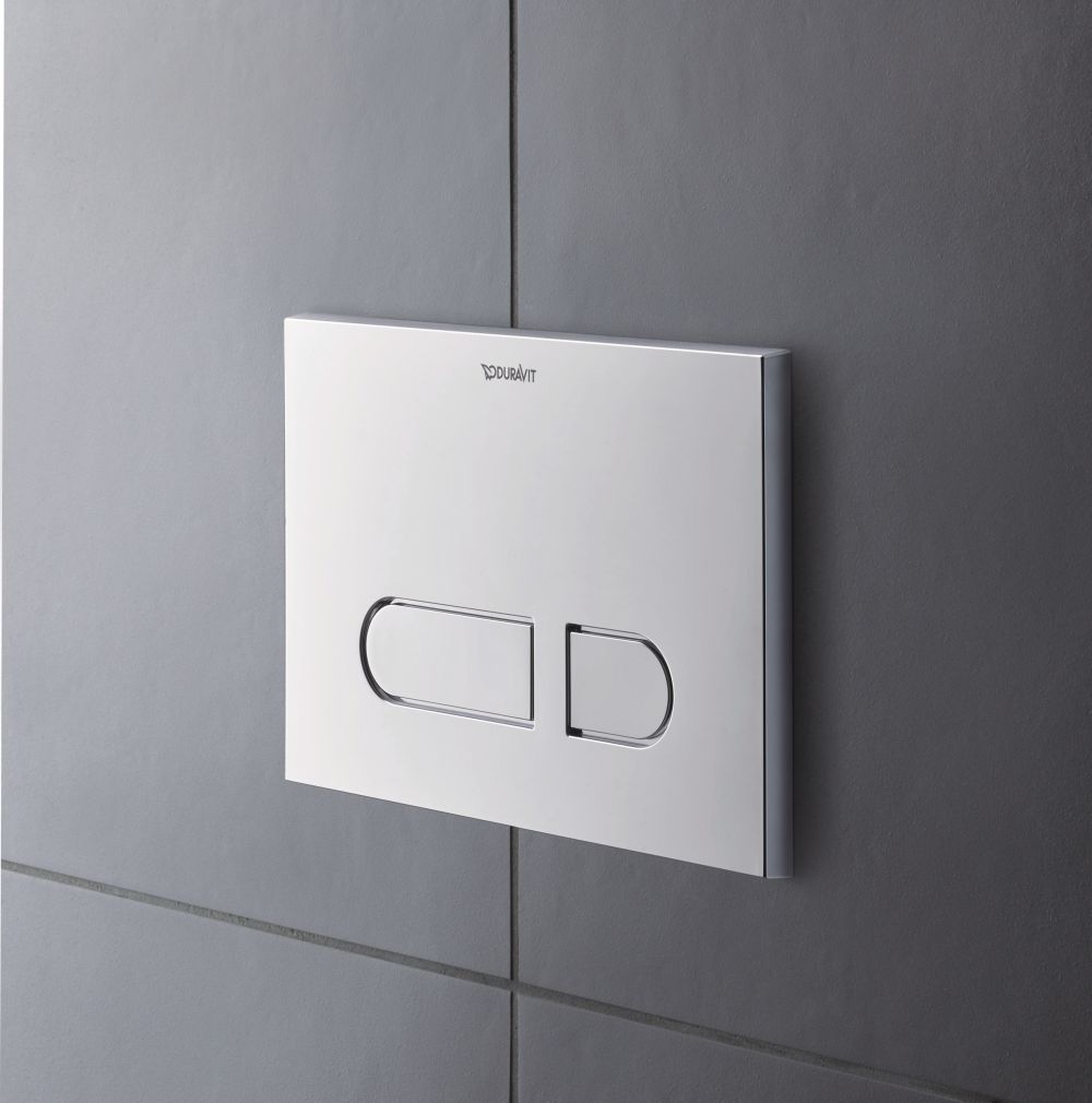 Duravit DuraSystem A1 przycisk spłukujący do WC chrom WD5001021000