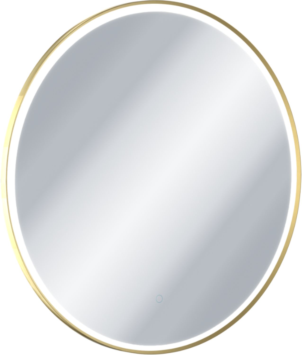 Excellent Corido lustro 80x80 cm okrągłe LED złoty połysk DOEX.CO080.GL