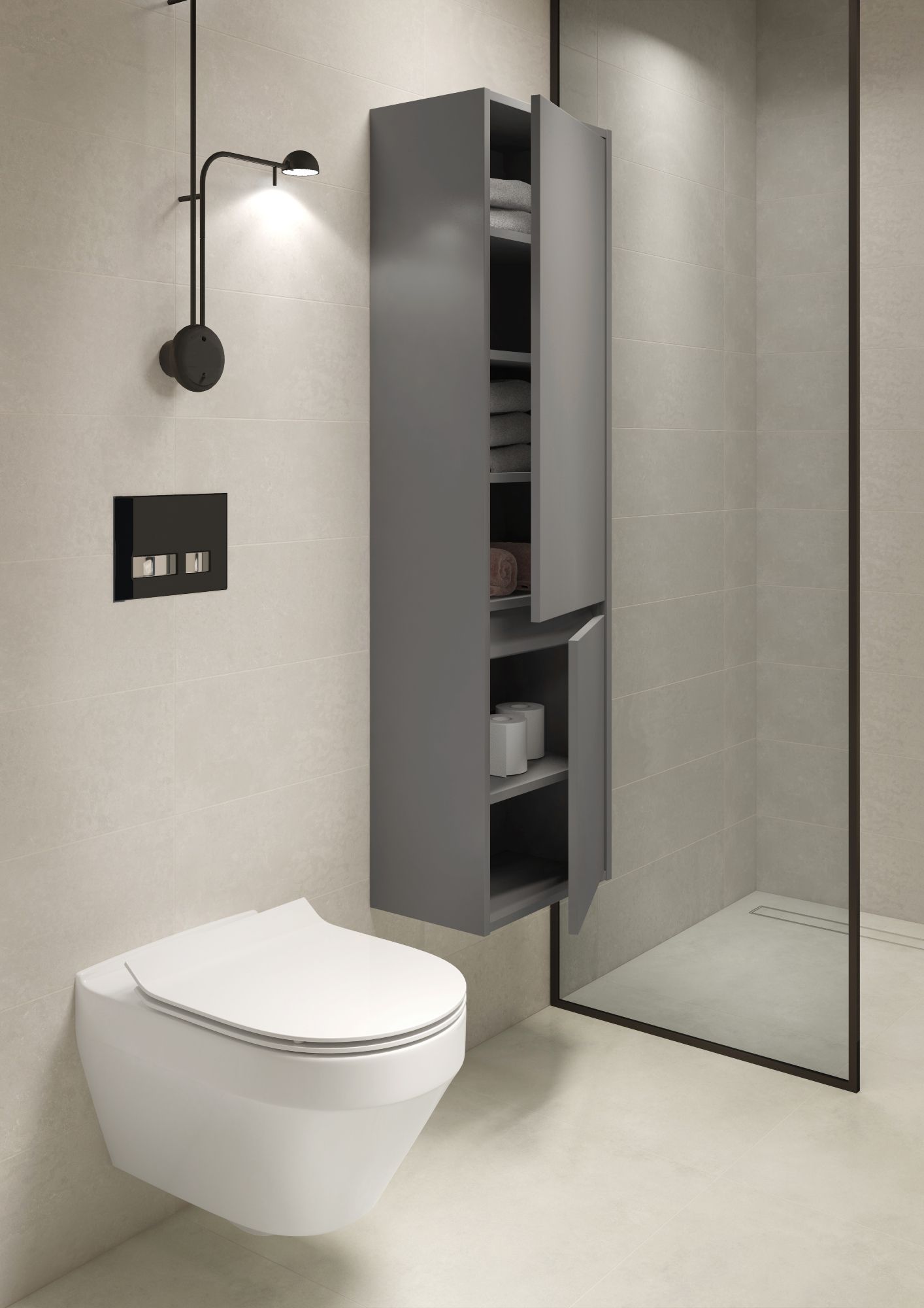 Zestaw Cersanit Crea Oval miska WC wisząca Clean On z deską wolnoopadającą Slim EcoBox biały S701-212-ECO