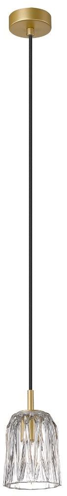 Zuma Line Tazza lampa wisząca 1x40 W przezroczysta-złota P0590-01A-V7AC