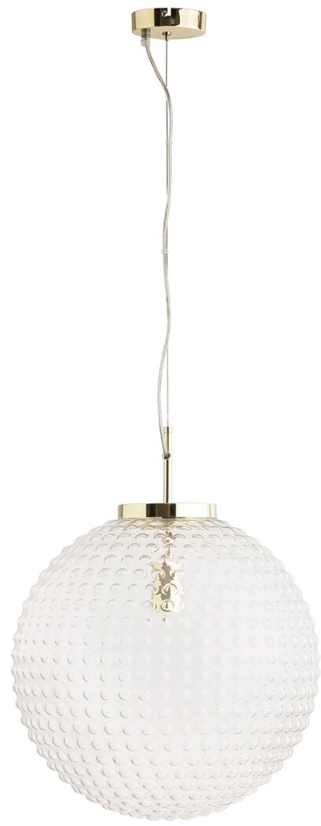 Rabalux Victoria lampa wisząca 1x60W przezroczysta/złota 2562 - Wysyłka w 24h