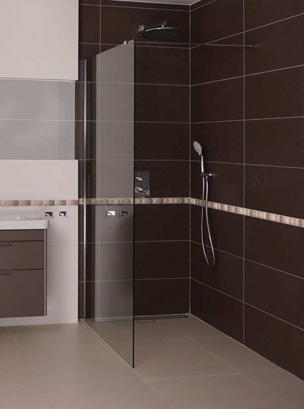 Omnires Marina Walk-in ścianka prysznicowa 120 cm chrom/szkło przezroczyste DNR12XCRTR - Wysyłka w 24h