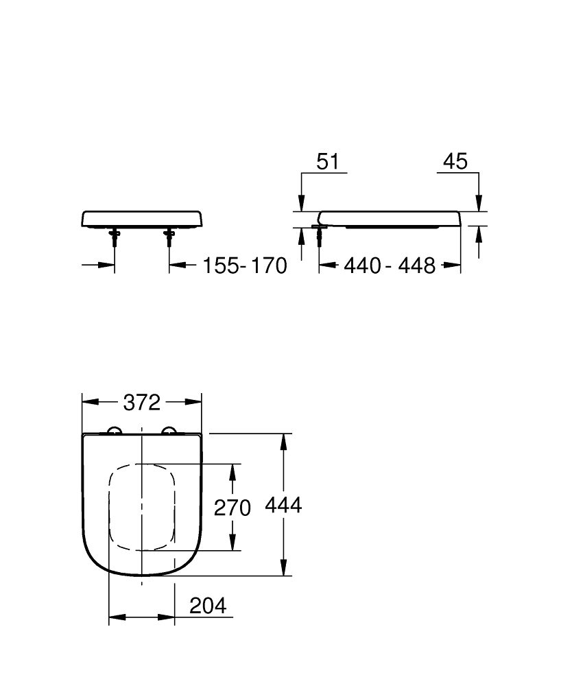 Grohe Euro Ceramic deska sedesowa biała 39331002 - Wysyłka w 24h