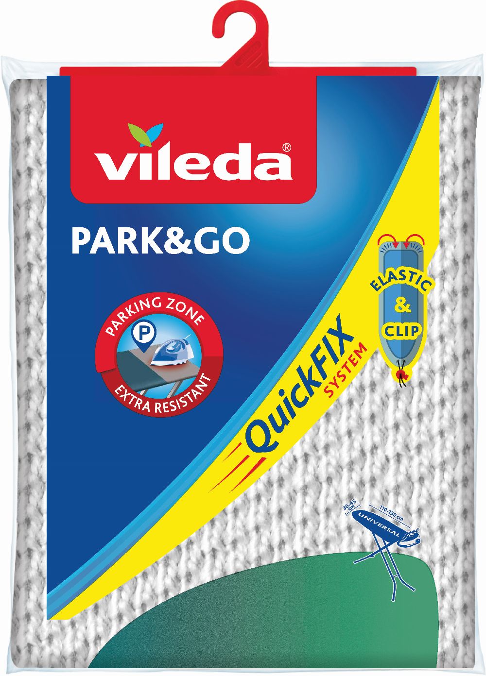 Vileda Park&Go pokrowiec na deskę do prasowania szary 172219
