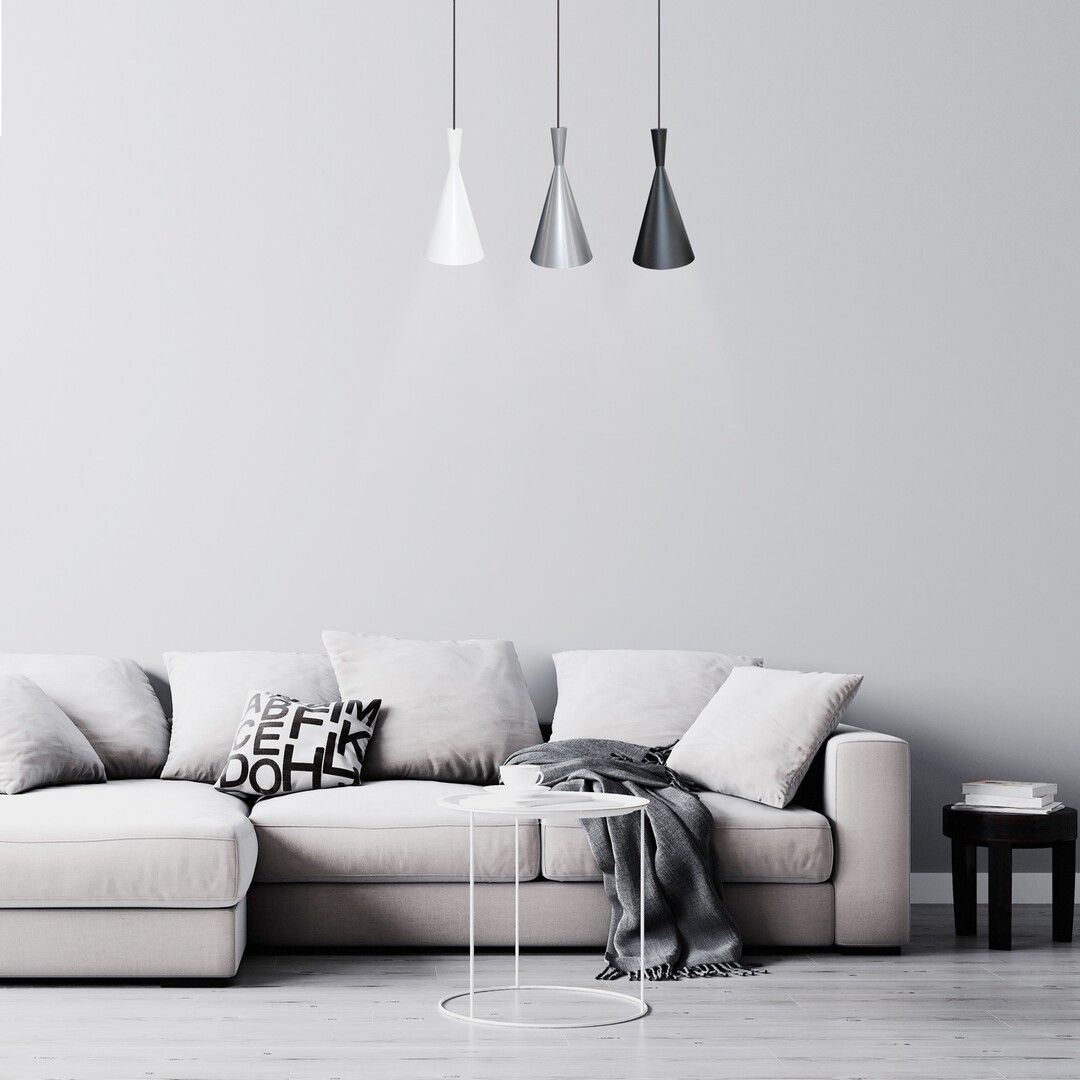 Rabalux Trincola lampa wisząca 3x40W srebrna/czarna/biała 5312