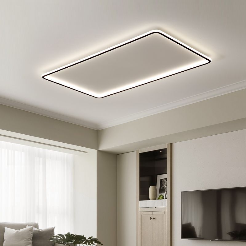 Abigali Modern plafon 1x66W LED czarny/biały MD1803-S90-Y