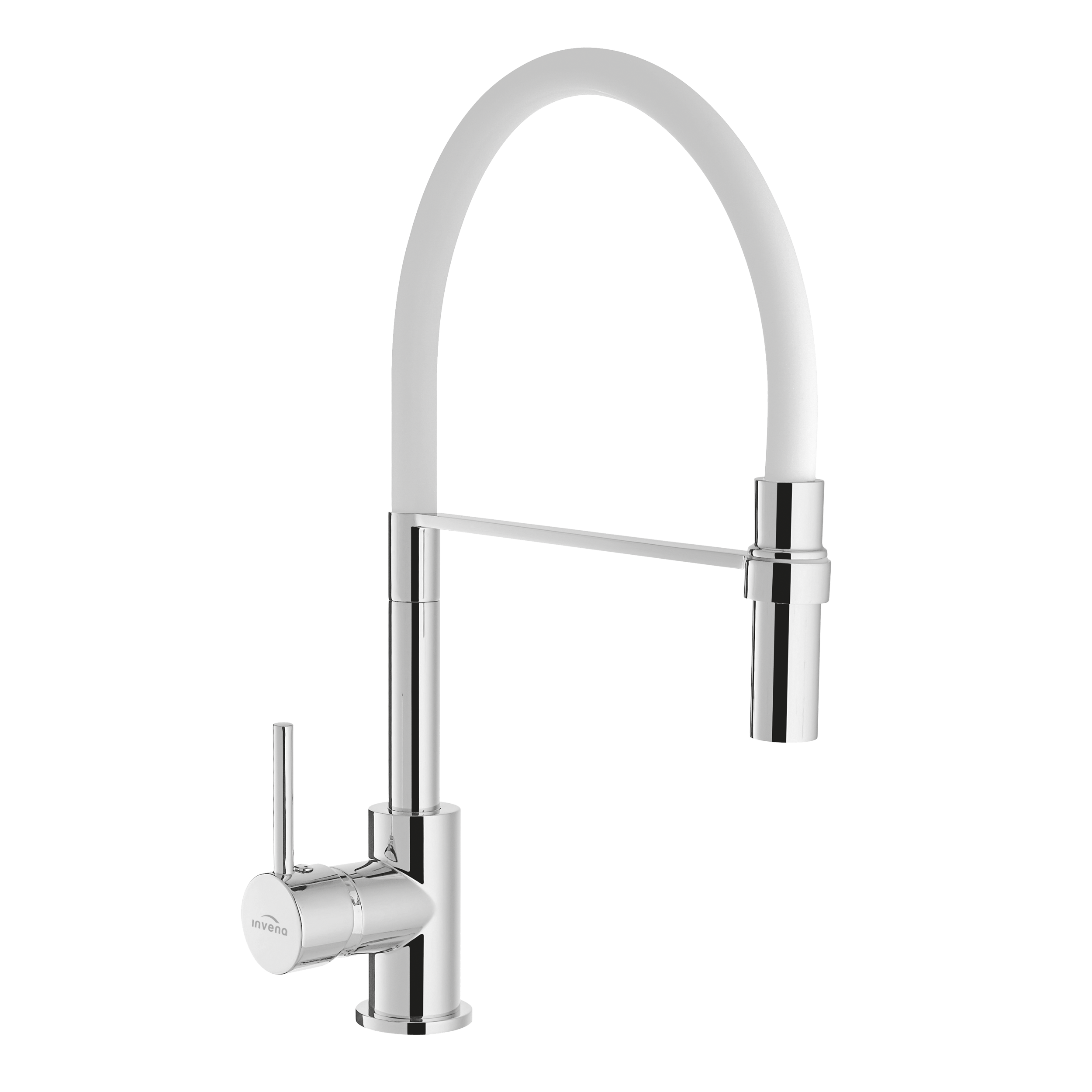Invena Kameleon bateria kuchenna stojąca biała/chrom BZ-29-L02