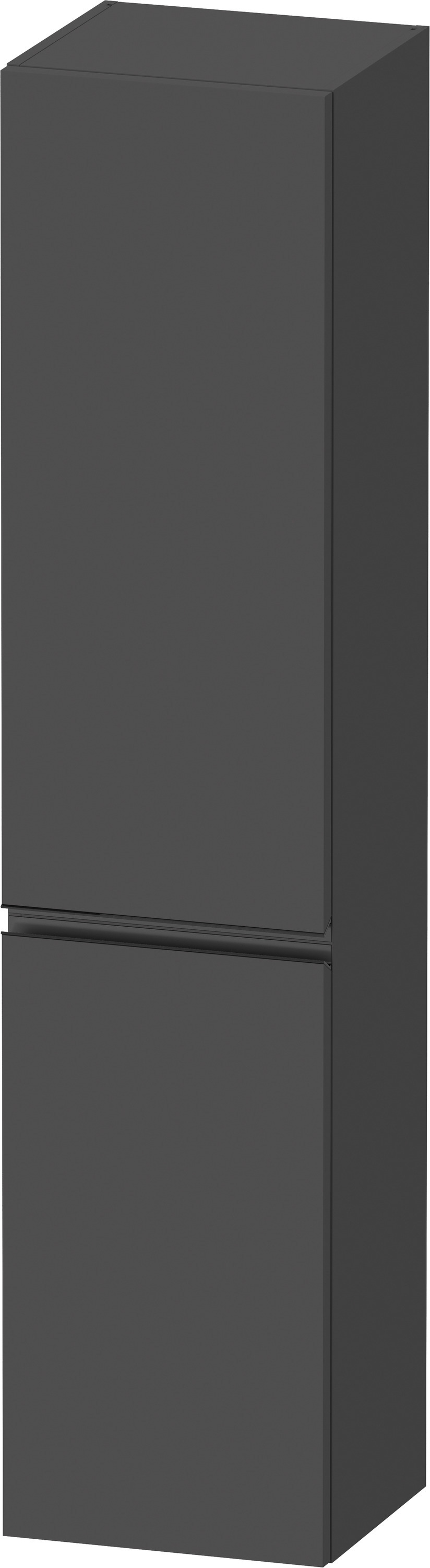 Duravit Sivida szafka 40x37,4x176 cm boczna wisząca czarna-szara SV1370RBD490000