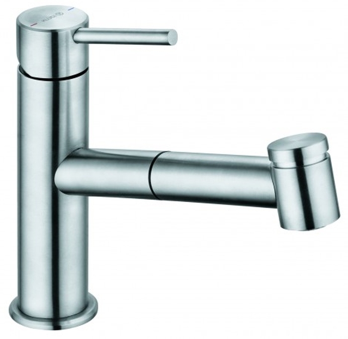 Kludi Steel bateria kuchenna stojąca stal szlachetna szczotkowana 44851F860