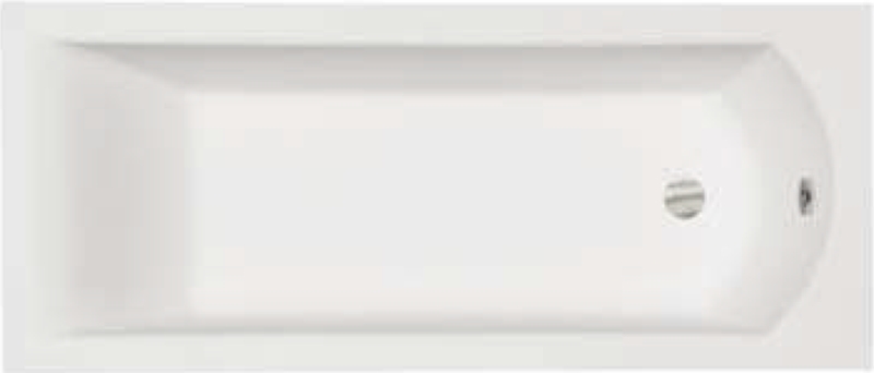 Besco Shea Slim wanna prostokątna 140x70 cm biała #WAS-140-SL