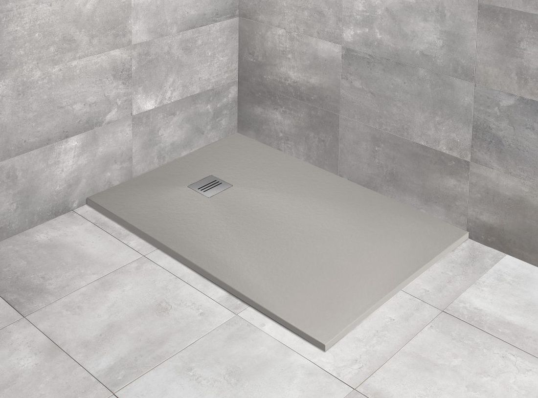 Radaway Kyntos F brodzik 100x80 cm prostokątny cemento HKF10080-74