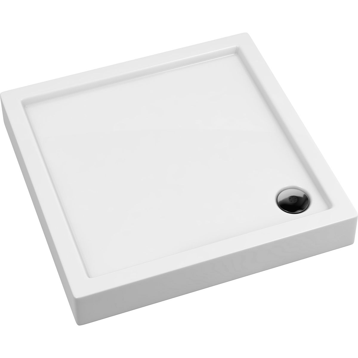Oltens Vindel brodzik 90x90 cm kwadratowy akrylowy biały 17004000 - Wysyłka w 24h
