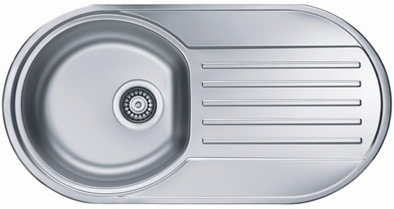 Alveus Form 40 zlewozmywak stalowy 83x44 cm 1-komorowy len 1060038