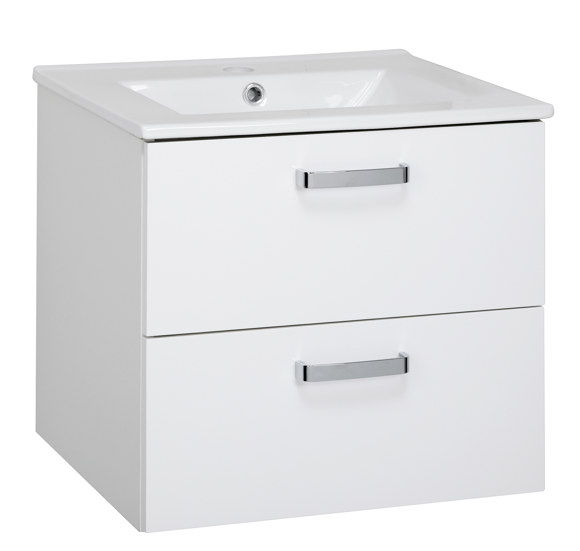 Astor Toscania umywalka z szafką 50 cm biały połysk AM-TOC-502-02 - Wysyłka w 24h