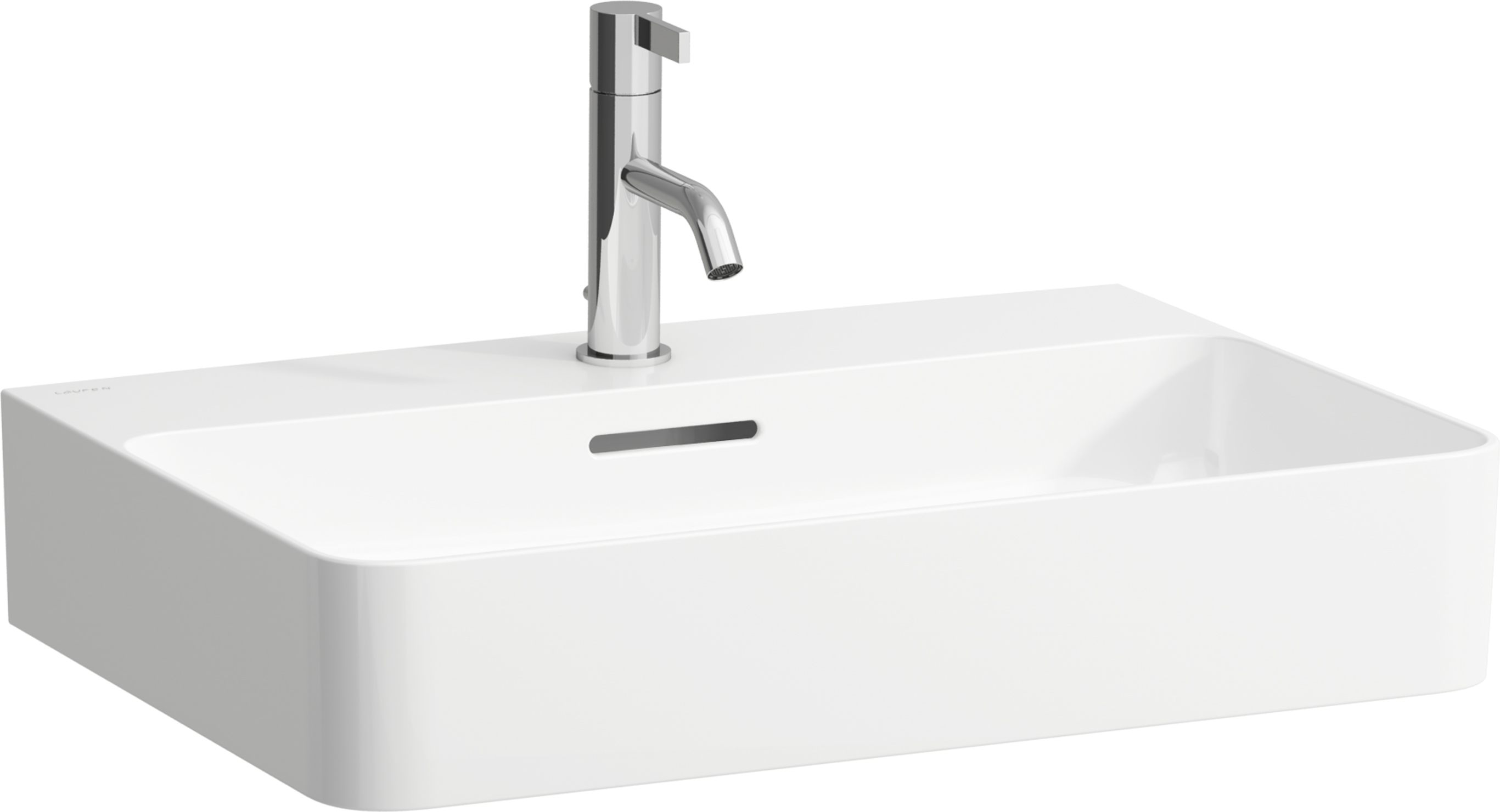 Laufen Val umywalka 60x42 cm prostokątna ścienna-nablatowa biała H8162830001041